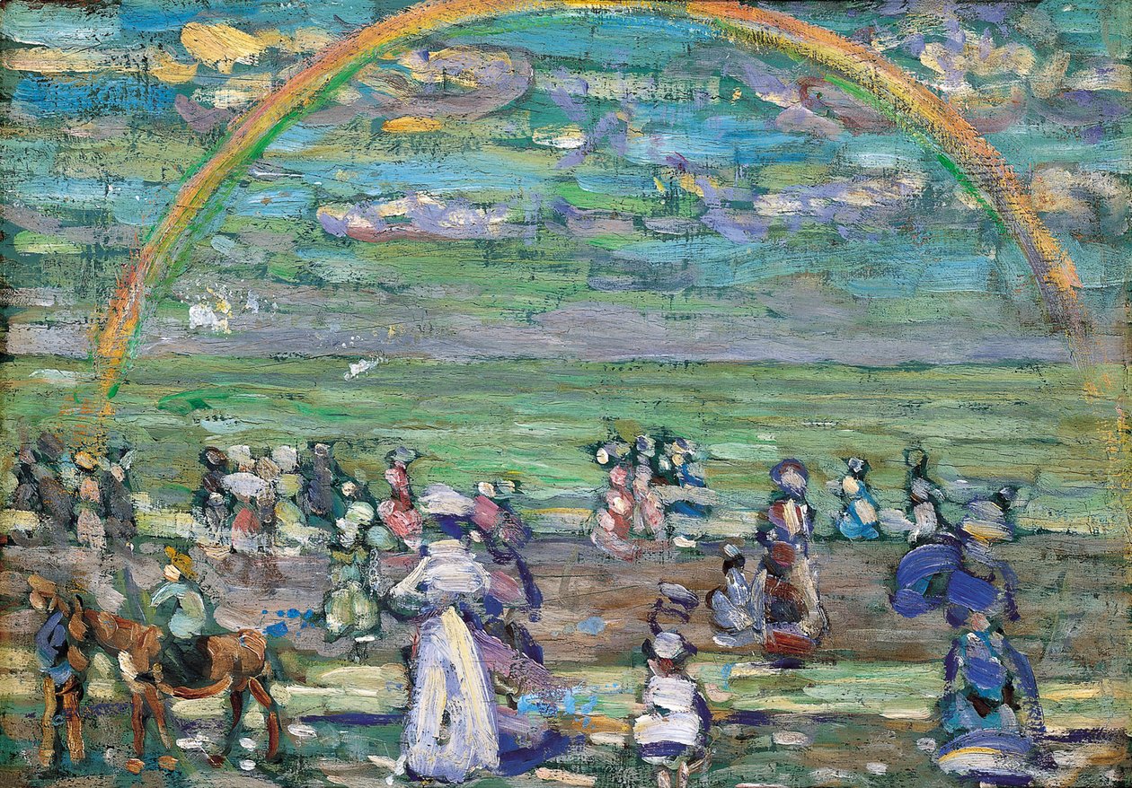 彩虹，1905年 作者 莫里斯·巴西·普伦德加斯特