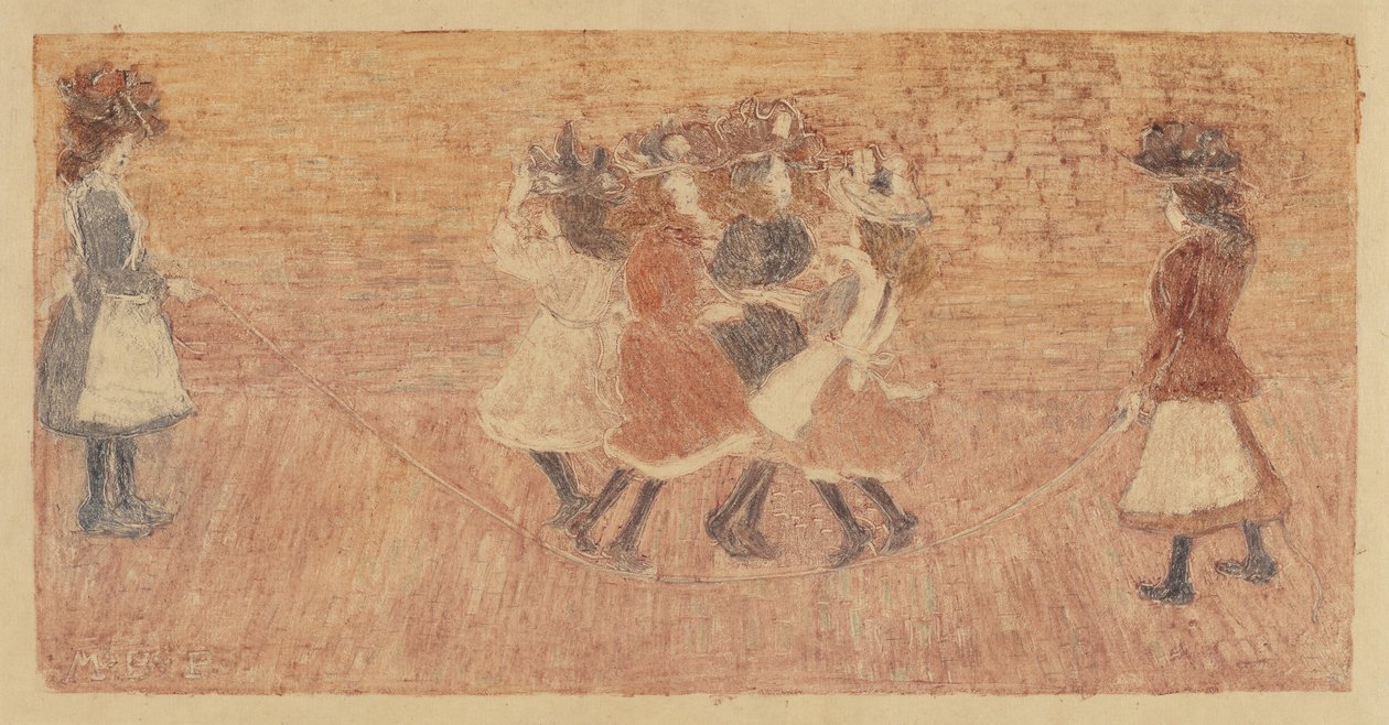 跳绳，18921895。 作者 莫里斯·巴西·普伦德加斯特
