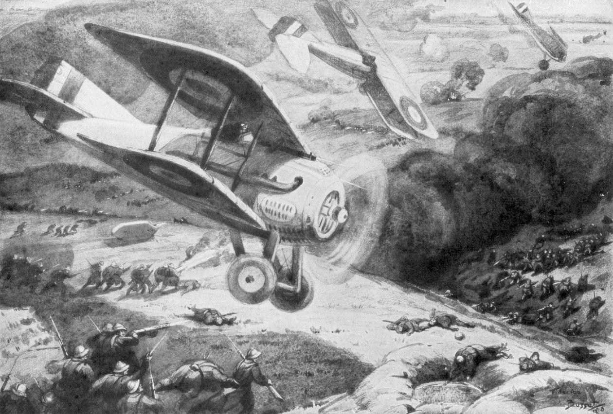 骑兵，攻击步兵，1918年，1926年 作者 莫里斯·巴塞特