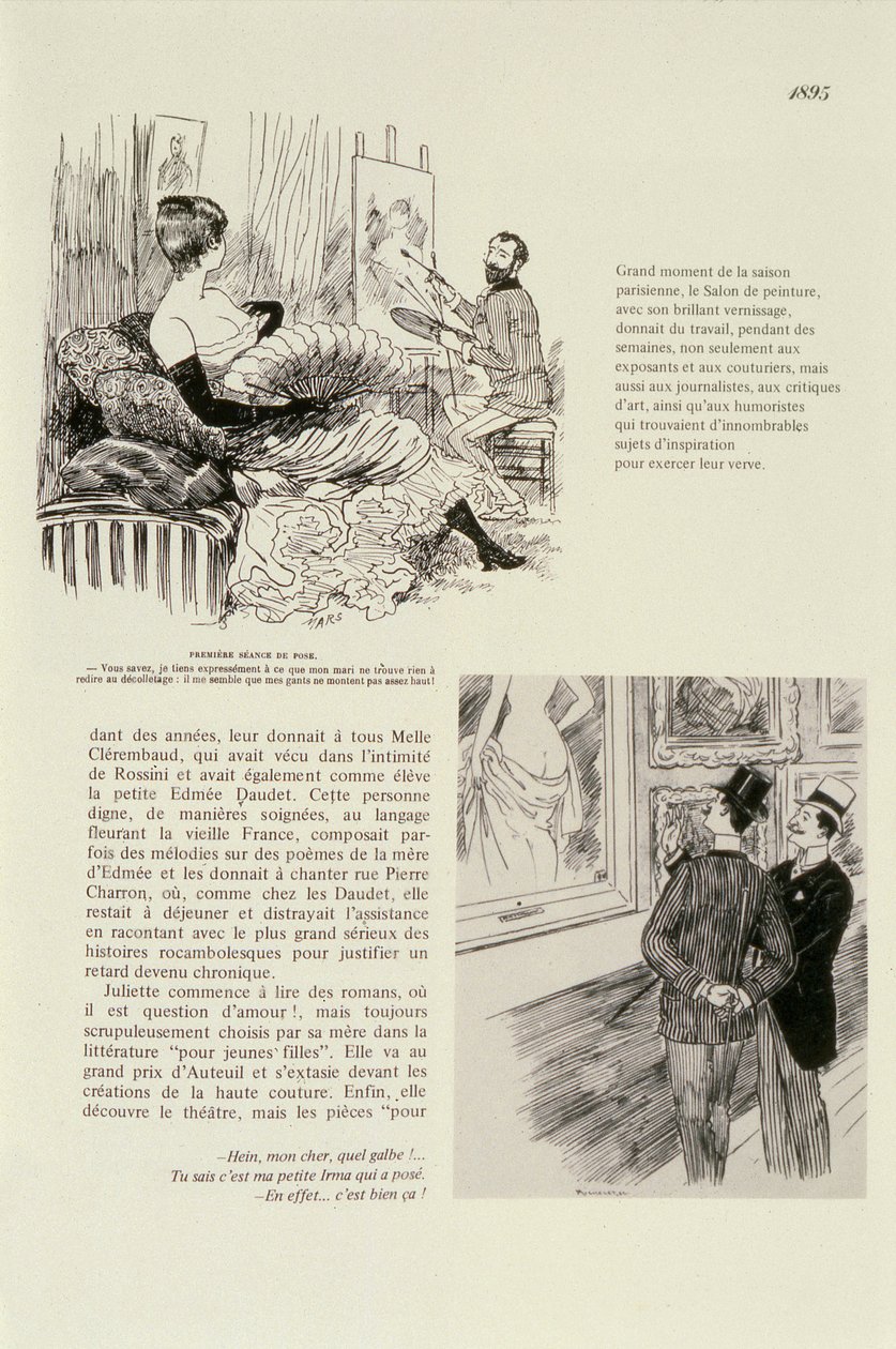 1895年首次坐在肖像画上 作者 莫里斯（Maurice Charles）Mathieu Bonvoisin
