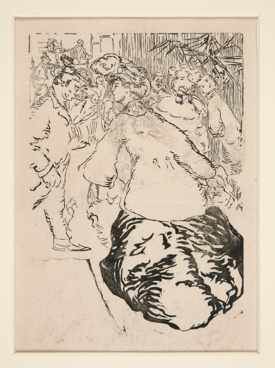 Les camelots de la Pensee, Le Bar du Journal, p. 37 作者 莫里斯·德尔库特（Maurice Delcourt）