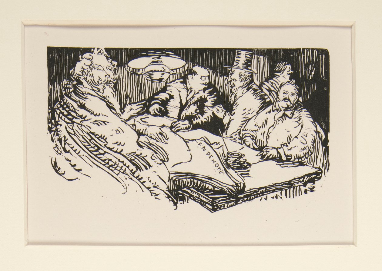 Les camelots de la Pensee》，插图，第 47 页。 作者 莫里斯·德尔库特（Maurice Delcourt）