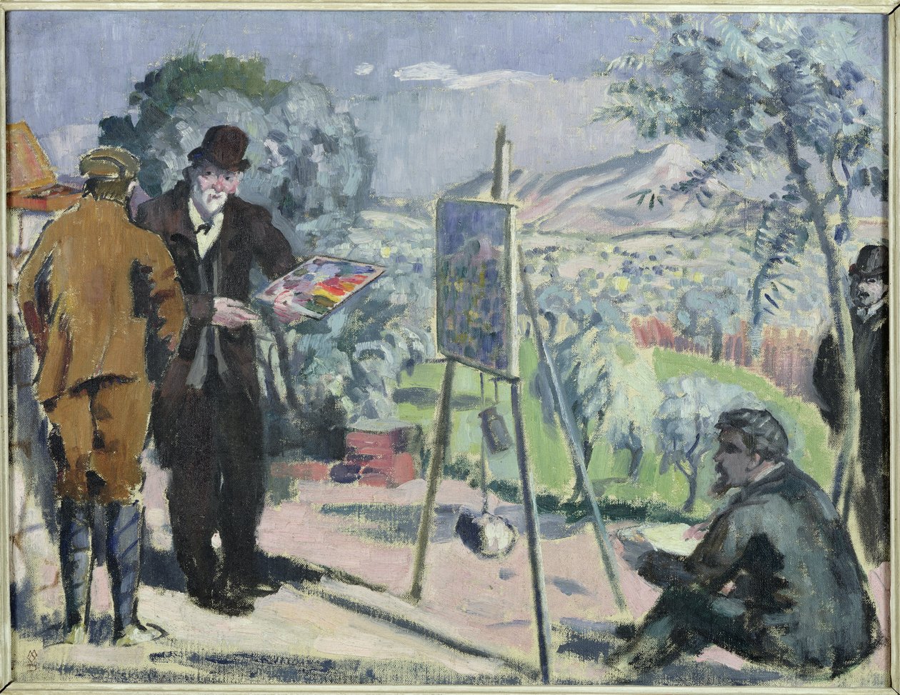 参观艾克斯的塞尚之家 作者 莫里斯·丹尼斯（Maurice Denis）