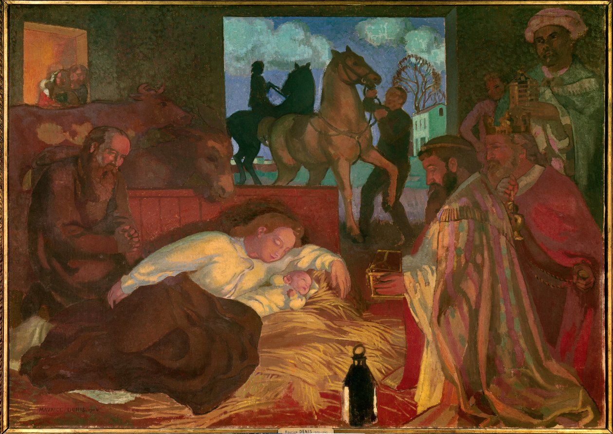Adoration of the Magi 作者 莫里斯·丹尼斯（Maurice Denis）