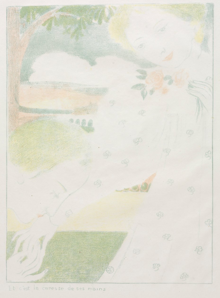 这是他们双手的爱抚 作者 莫里斯·丹尼斯（Maurice Denis）