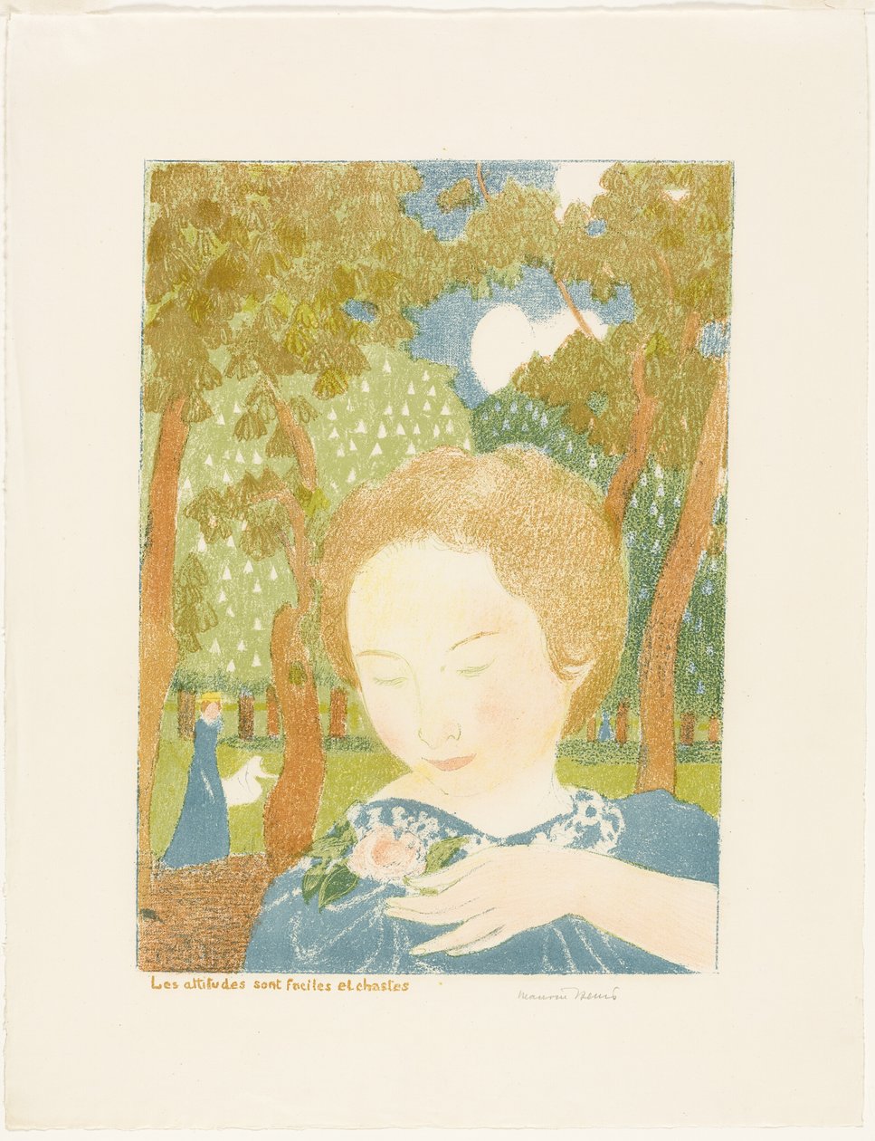 态度从容而贞洁，《爱》第二版 作者 莫里斯·丹尼斯（Maurice Denis）