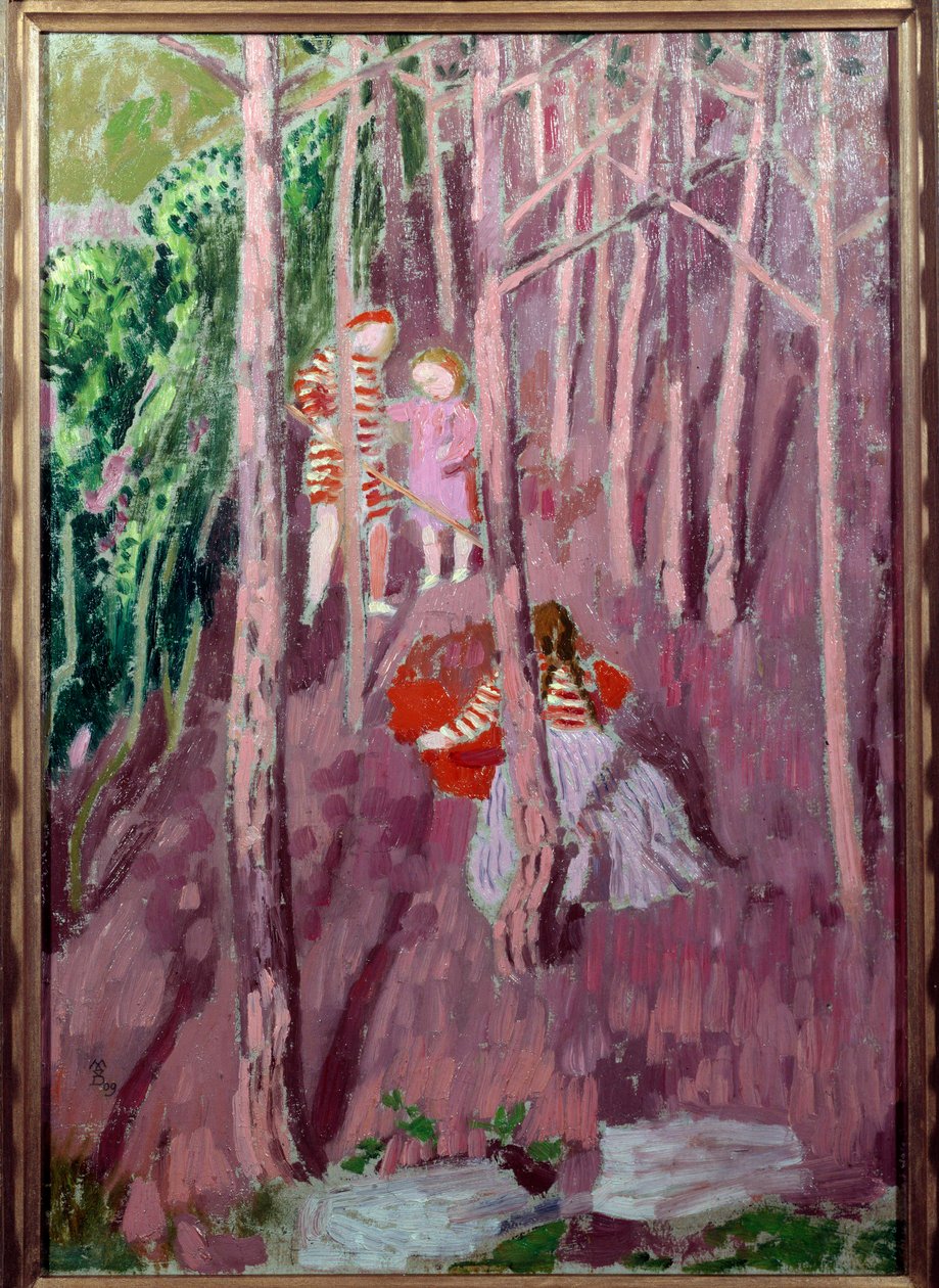 沉默之林中的儿童 作者 莫里斯·丹尼斯（Maurice Denis）