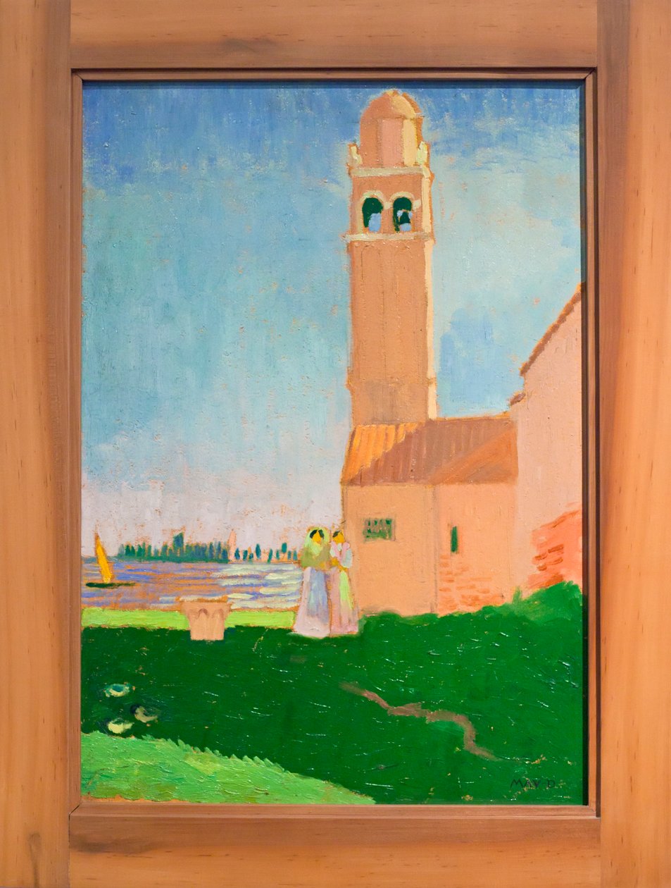 泻湖上的教堂 作者 莫里斯·丹尼斯（Maurice Denis）