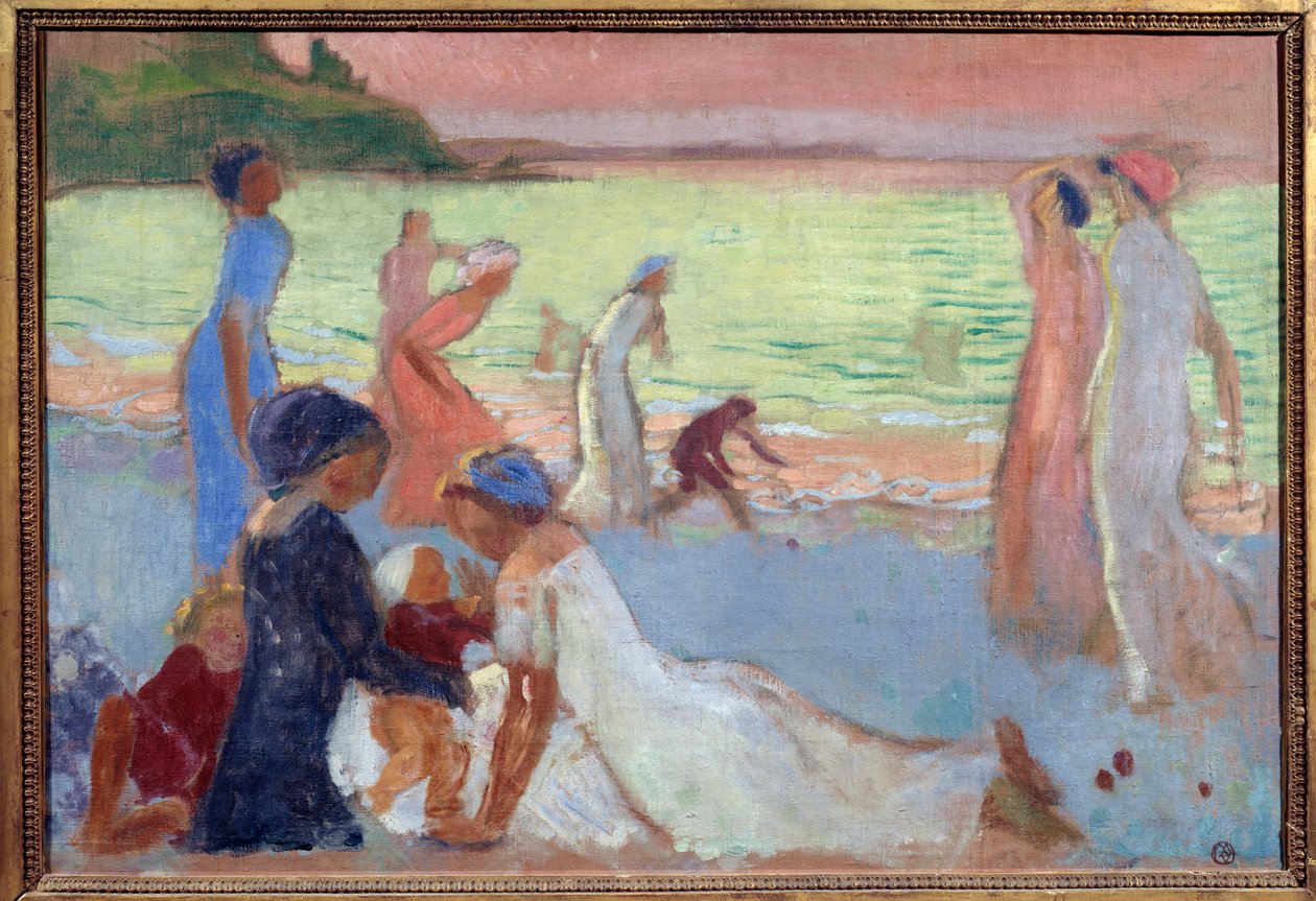 九月的傍晚 莫里斯-德尼(1870-1943)的画作 1911年(油彩画) 作者 莫里斯·丹尼斯（Maurice Denis）