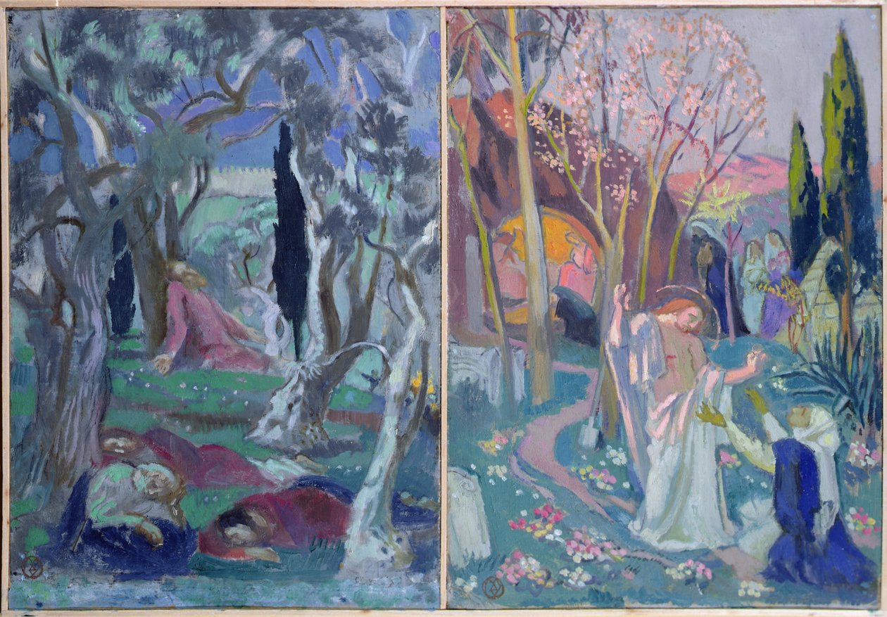 橄榄园，基督向抹大拉的玛利亚显现 作者 莫里斯·丹尼斯（Maurice Denis）
