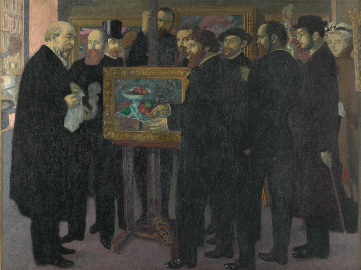 向塞尚致敬，1900年。 作者 莫里斯·丹尼斯（Maurice Denis）