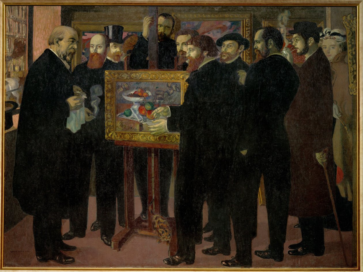 向塞尚致敬 作者 莫里斯·丹尼斯（Maurice Denis）