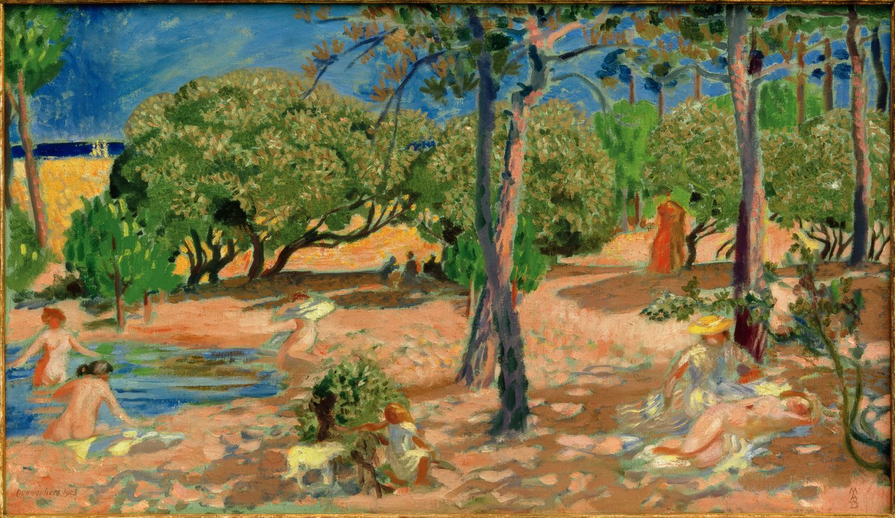 在Noirmoutier岛上的夏日 作者 莫里斯·丹尼斯（Maurice Denis）