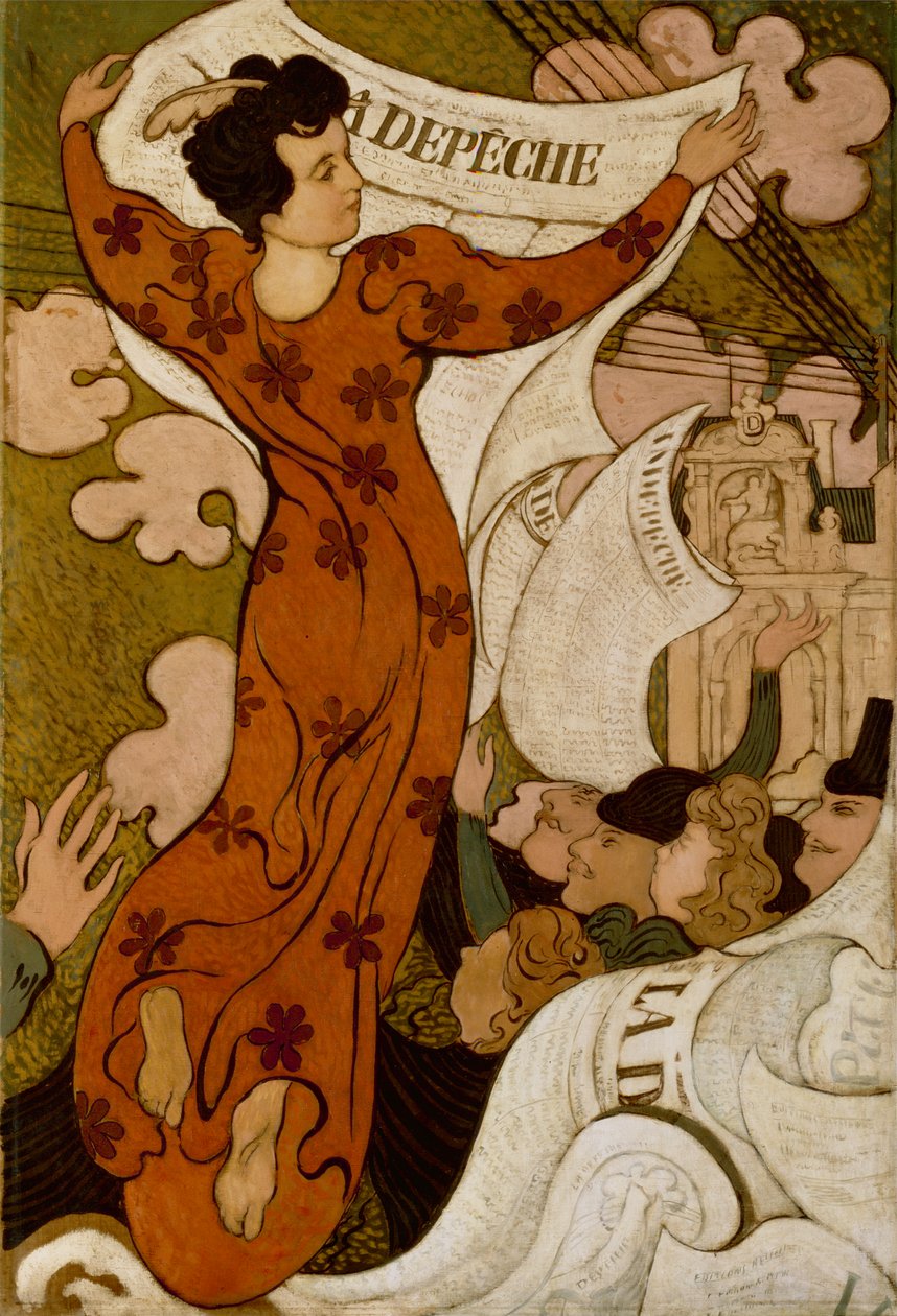 LaDepêchede Toulouse，1892年 作者 莫里斯·丹尼斯（Maurice Denis）