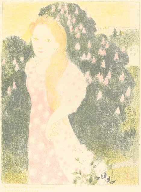 暮色有如古画般柔和 作者 莫里斯·丹尼斯（Maurice Denis）