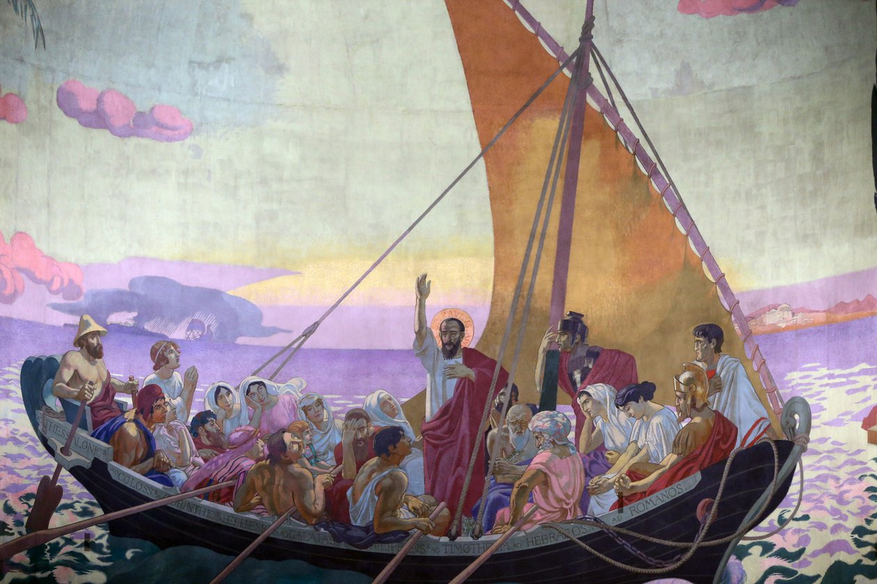 圣保罗教堂的生活 作者 莫里斯·丹尼斯（Maurice Denis）