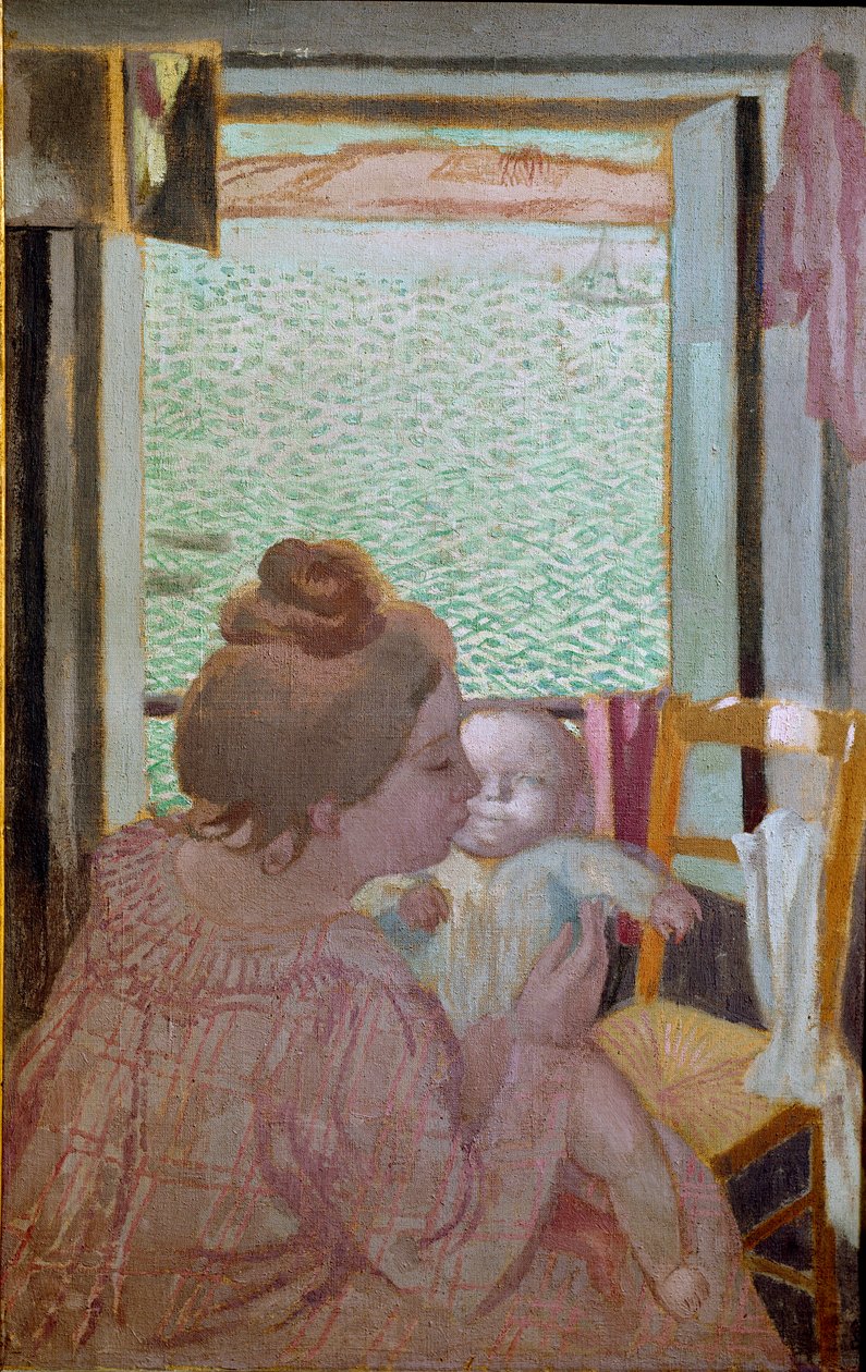 橱窗里的孕产妇 作者 莫里斯·丹尼斯（Maurice Denis）