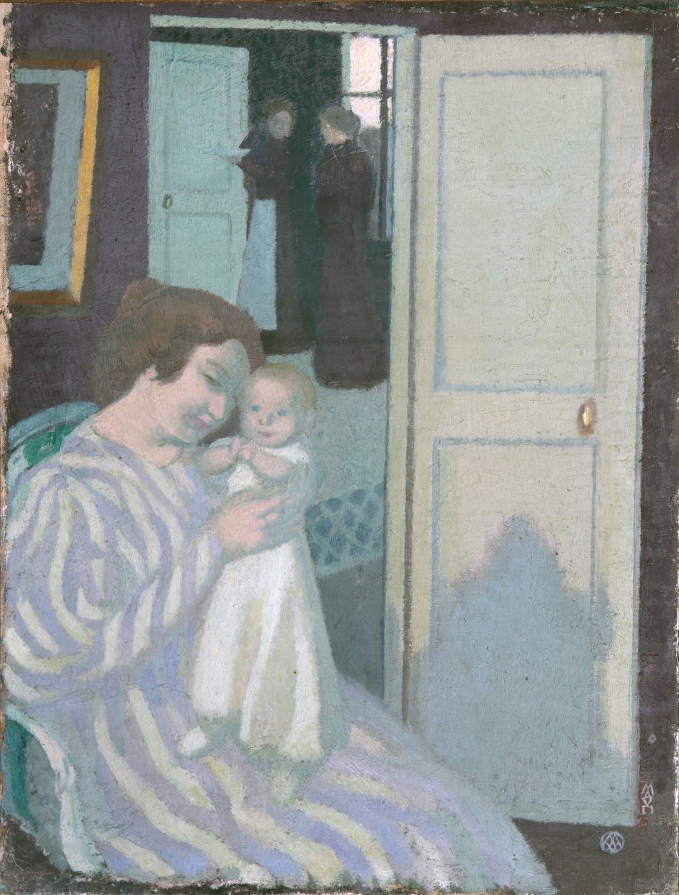 母亲和儿童，1895年 作者 莫里斯·丹尼斯（Maurice Denis）