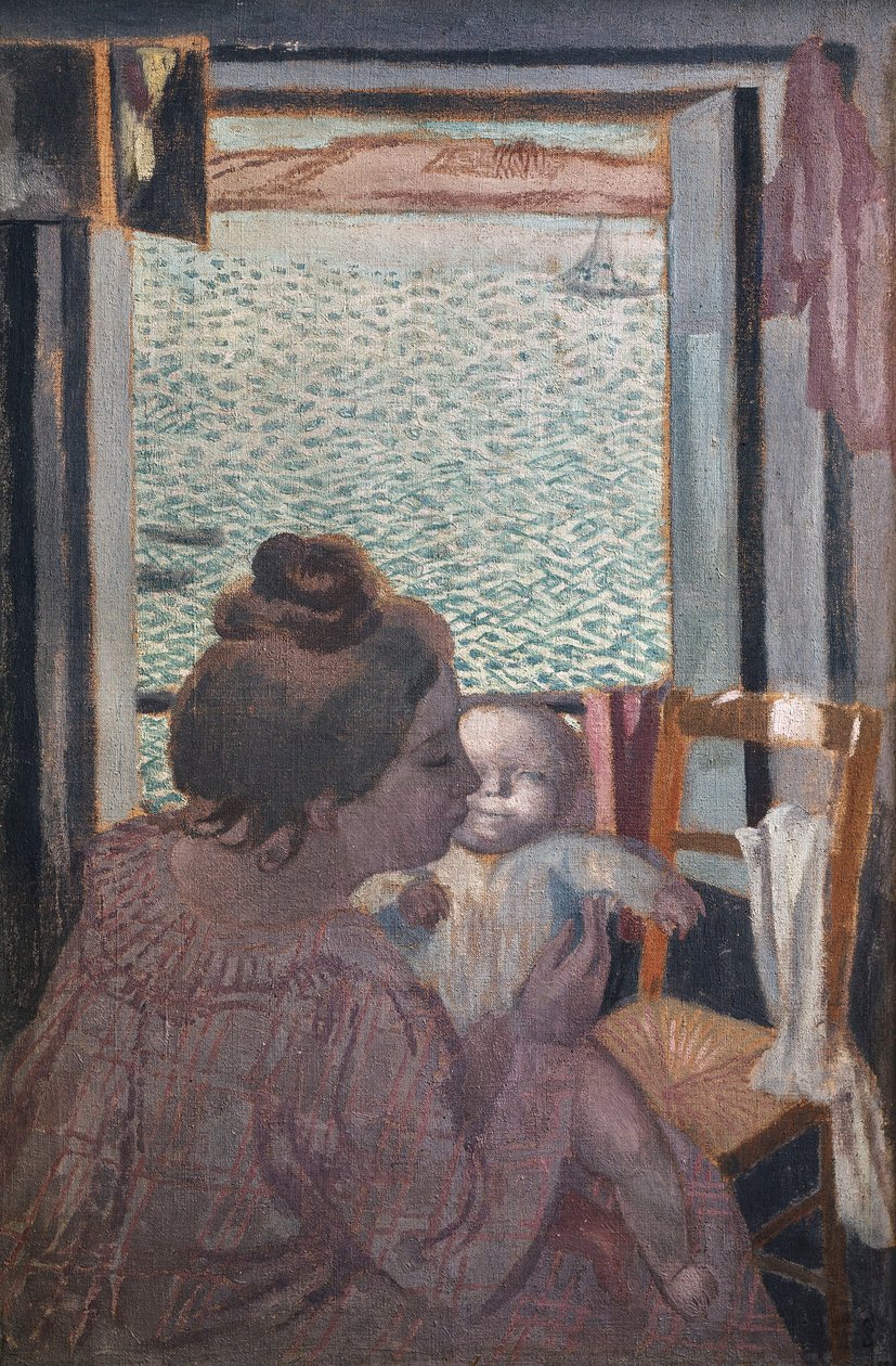 窗外的母性 作者 莫里斯·丹尼斯（Maurice Denis）