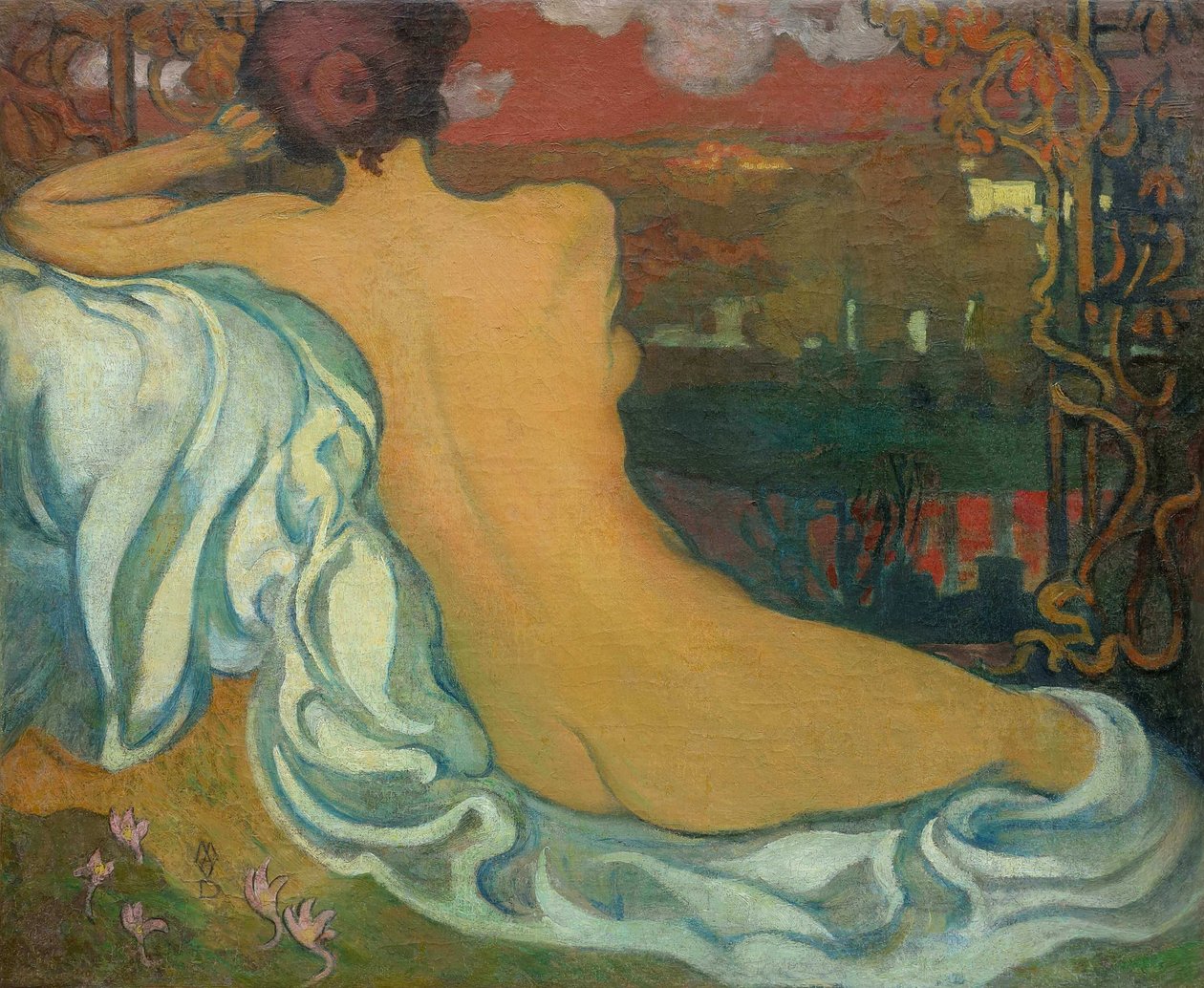 裸体黄昏，约1892年。 作者 莫里斯·丹尼斯（Maurice Denis）