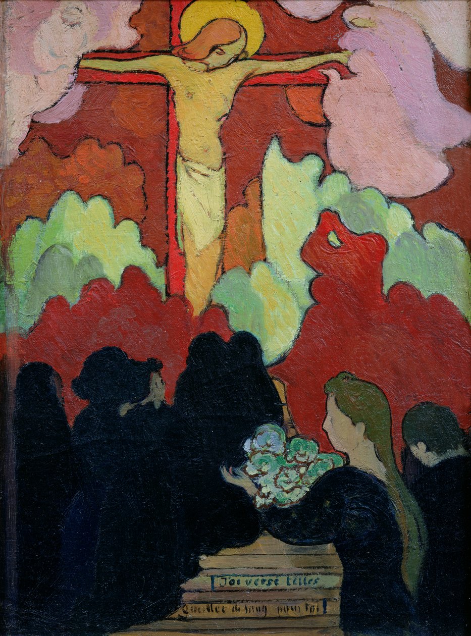 在加略山的奉献，c.1890（布面油画） 作者 莫里斯·丹尼斯（Maurice Denis）