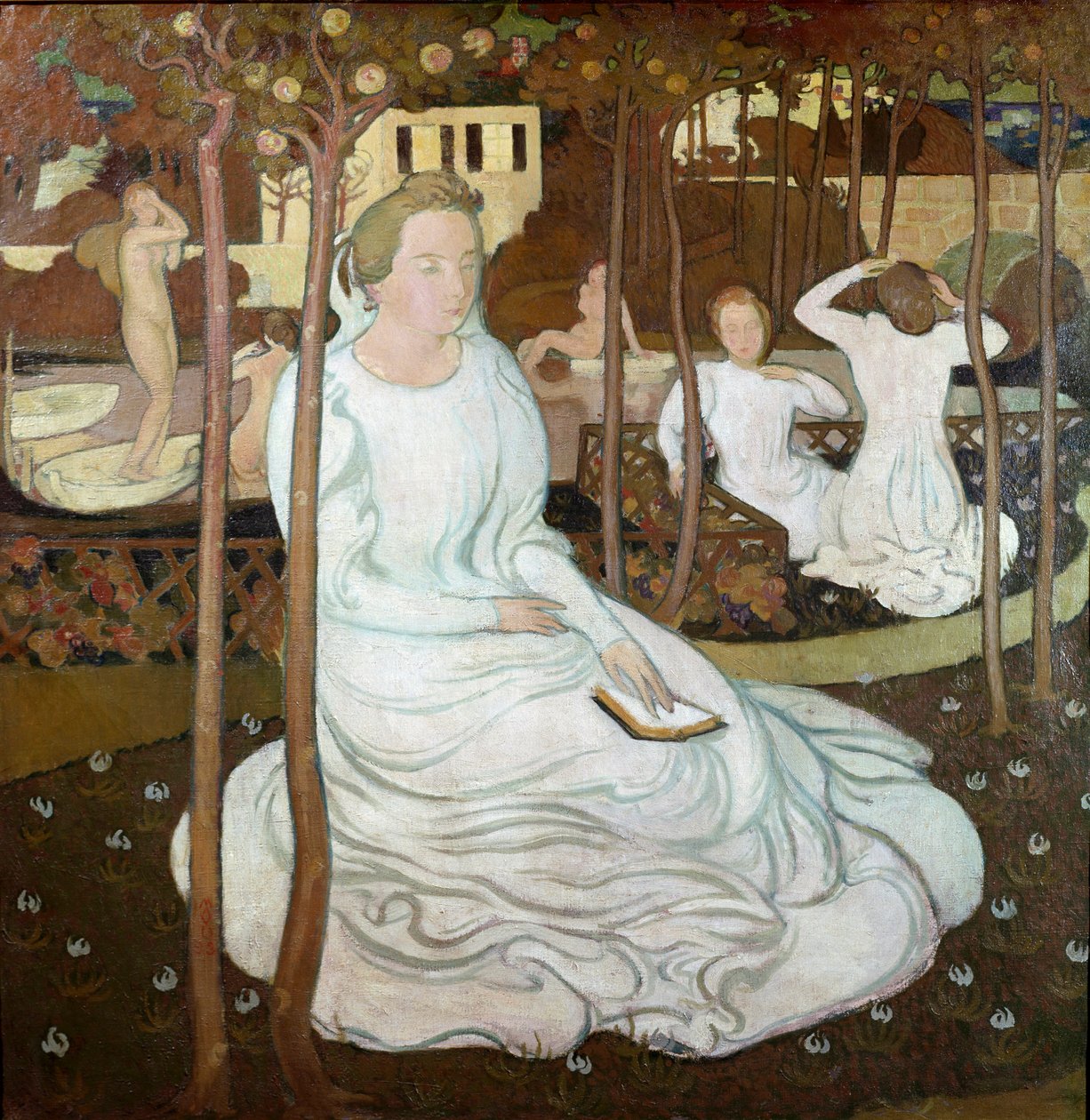 聪明的处女的果园 作者 莫里斯·丹尼斯（Maurice Denis）
