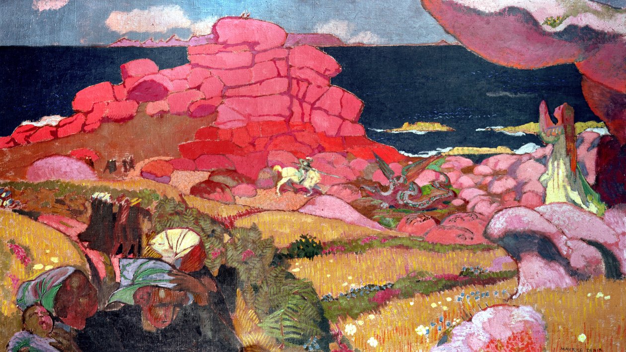 圣乔治和龙 作者 莫里斯·丹尼斯（Maurice Denis）