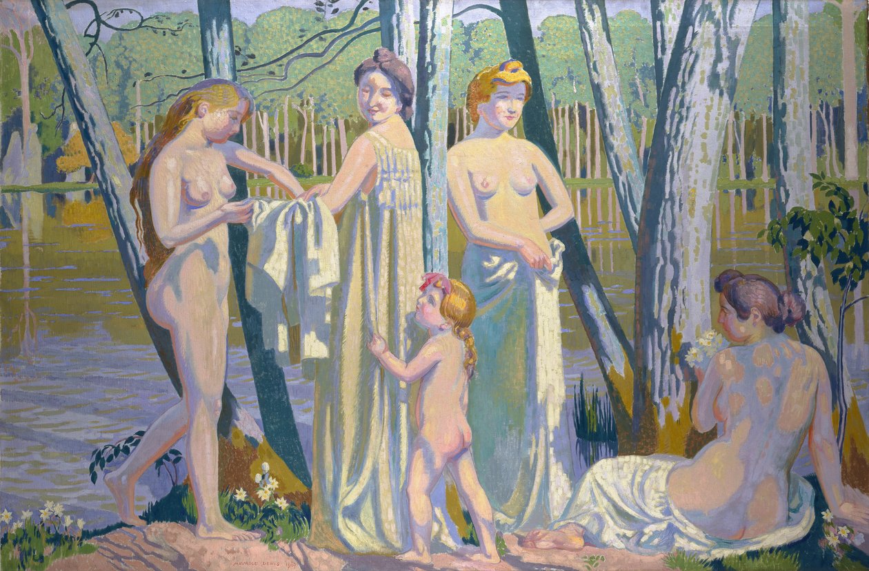 浴场 作者 莫里斯·丹尼斯（Maurice Denis）