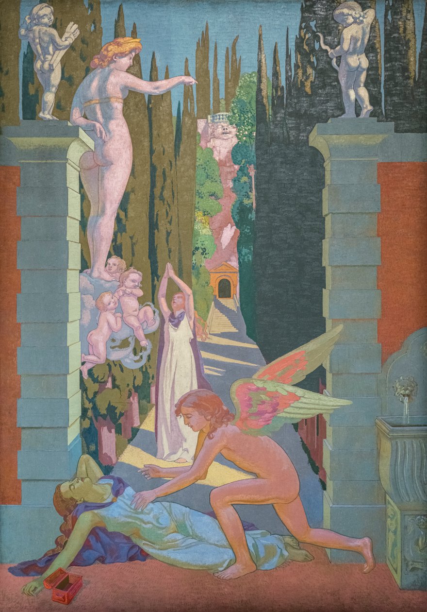 赛琪的故事》，第四部分。维纳斯的复仇 作者 莫里斯·丹尼斯（Maurice Denis）