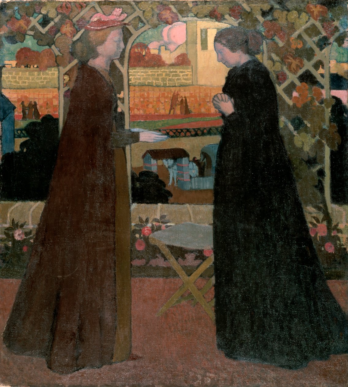 探视活动，1894年。 作者 莫里斯·丹尼斯（Maurice Denis）