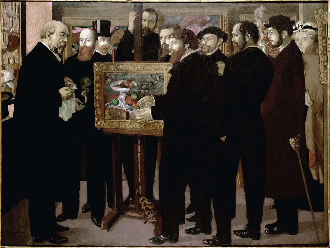向塞尚致敬 作者 莫里斯·丹尼斯（Maurice Denis）