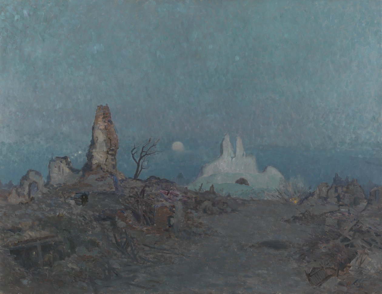 沉没之路，Hangard，1918年 作者 莫里斯·加尔布雷思·库伦