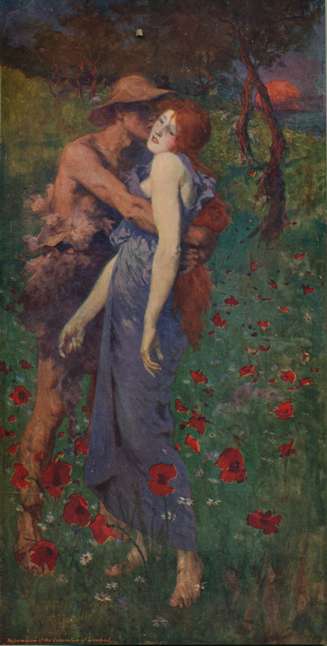 田园诗，1891，c1915 作者 莫里斯·格里芬哈根（Maurice Greiffenhagen）