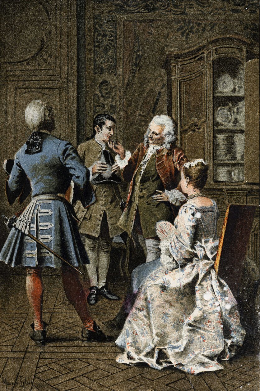 Chez monsieur de G. M.--载于法国作家普雷沃斯（L