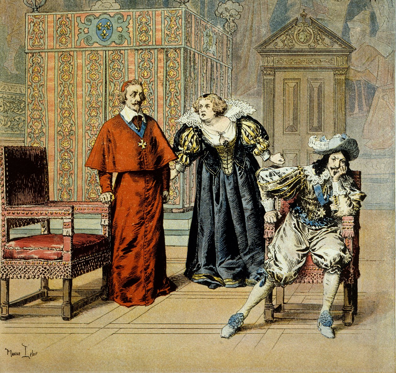 法国历史: Journee des Dupes: Cardinal de Richelieu (Armand Jean du Plessis 作者 莫里斯·勒卢瓦（Maurice Leloir）