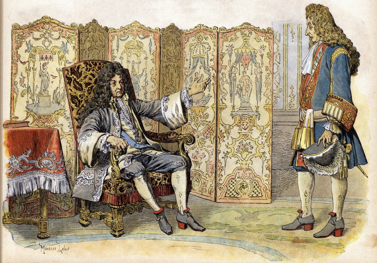 1712年，路易十四称太阳王（King Sun或Louis the Great 作者 莫里斯·勒卢瓦（Maurice Leloir）