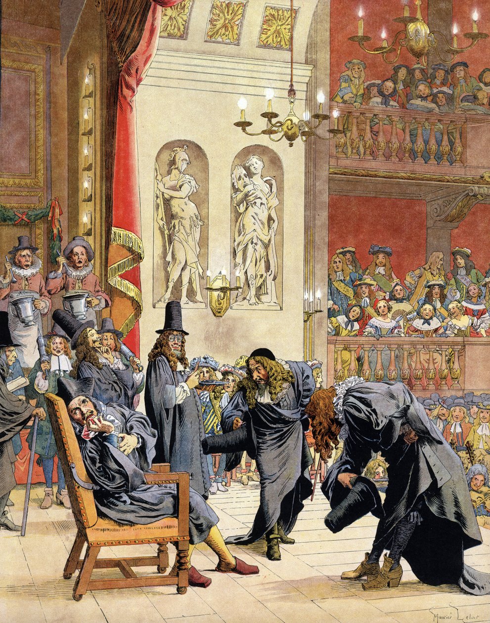 莫里哀（Jean-Baptiste Poquelin 作者 莫里斯·勒卢瓦（Maurice Leloir）