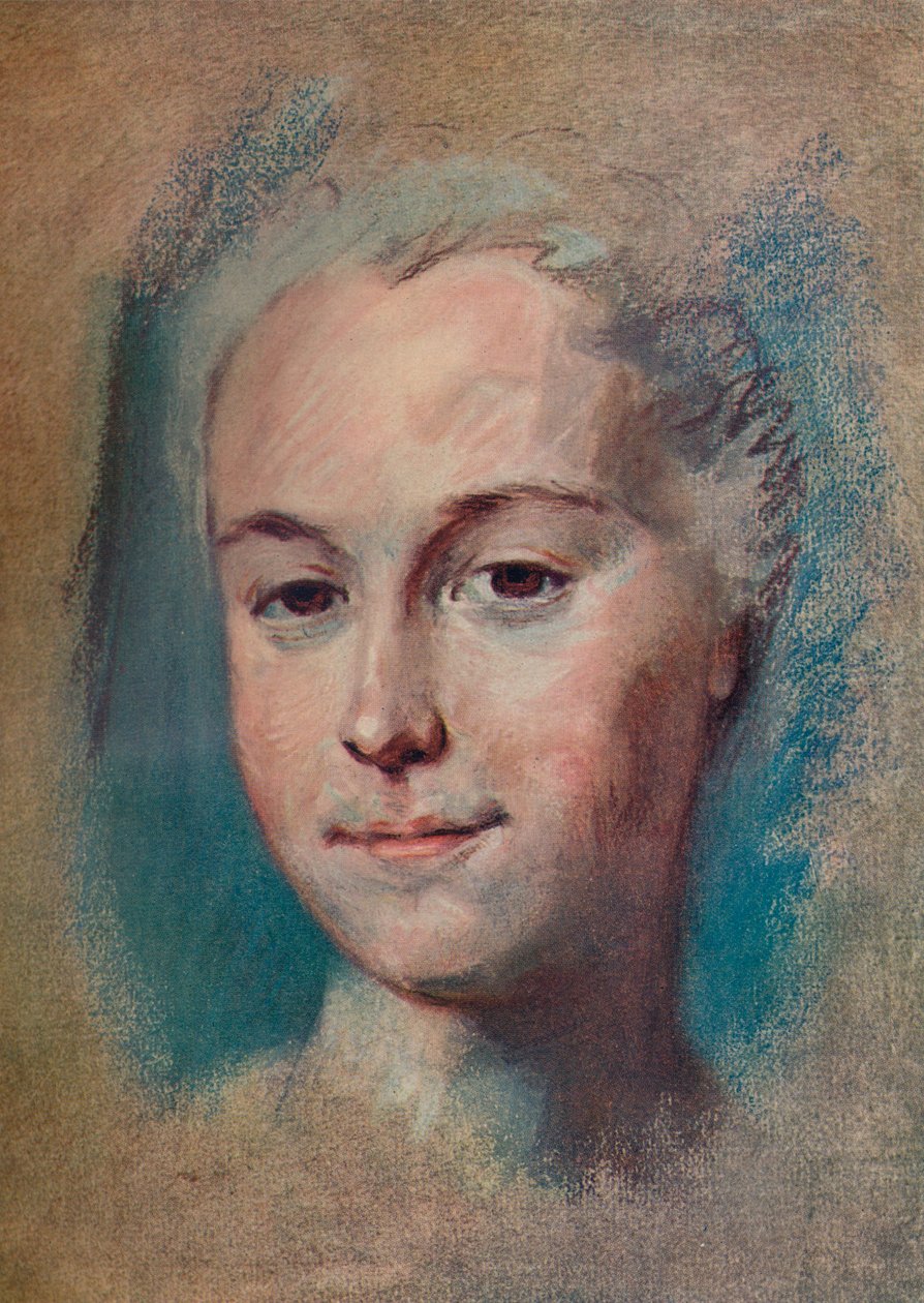 拉卡马戈（La Camargo），c1743 作者 莫里斯·昆汀·德拉图尔