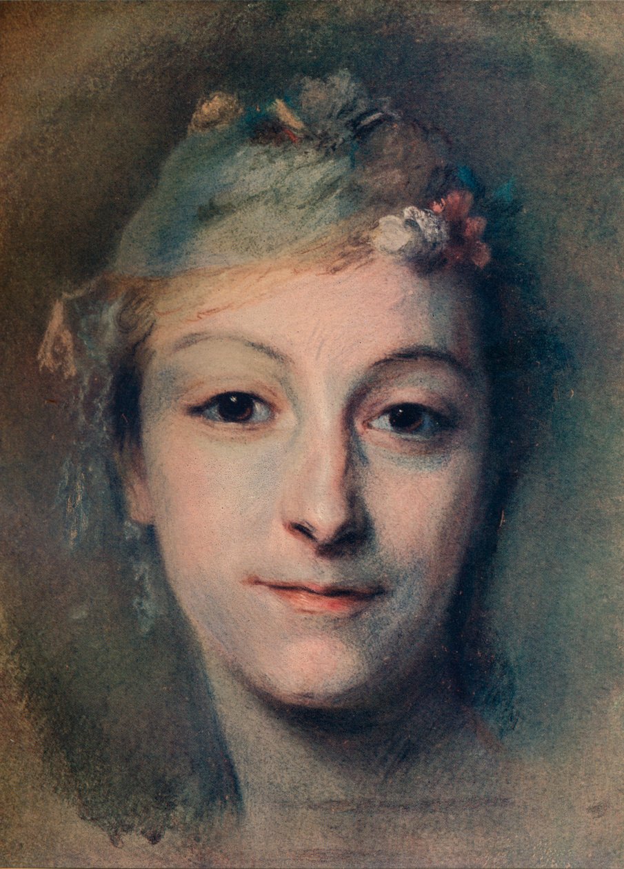费尔小姐，c1756 作者 莫里斯·昆汀·德拉图尔
