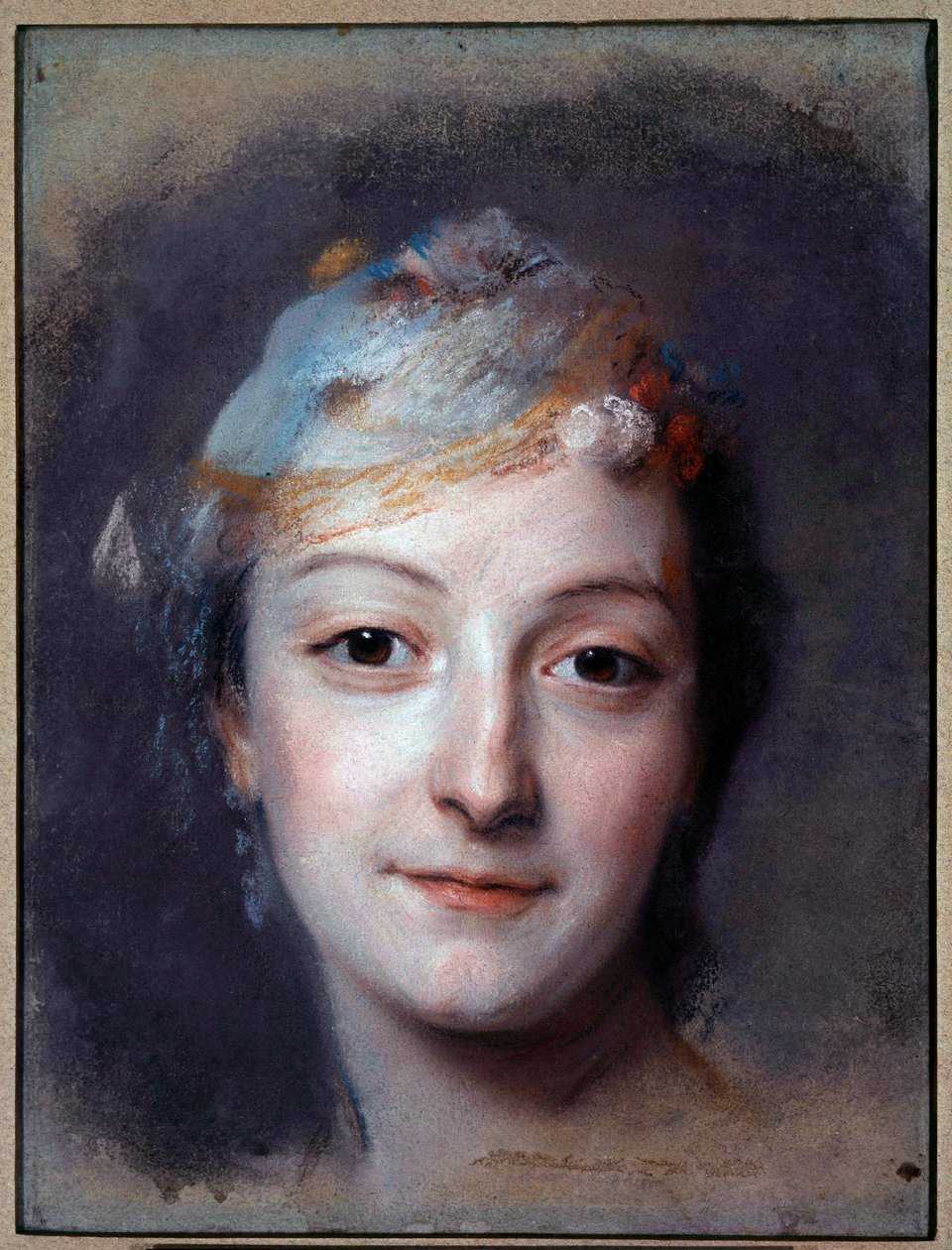 Portrait of Mademoiselle Marie Fel (1713-1794) Pastel painting by Maurice Quentin Delatour dit Quentin De La Tour ou Quentin De Latour (1704-1788) 1757 Sun. 0,32x0,24 m Saint Quentin, Musee Lecuyer 作者 莫里斯·昆汀·德拉图尔