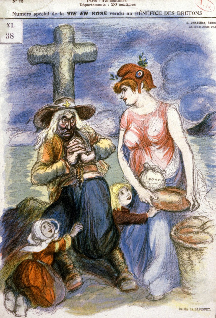 Famine in Brittany 作者 莫里斯·拉迪格（Maurice Radiguet）