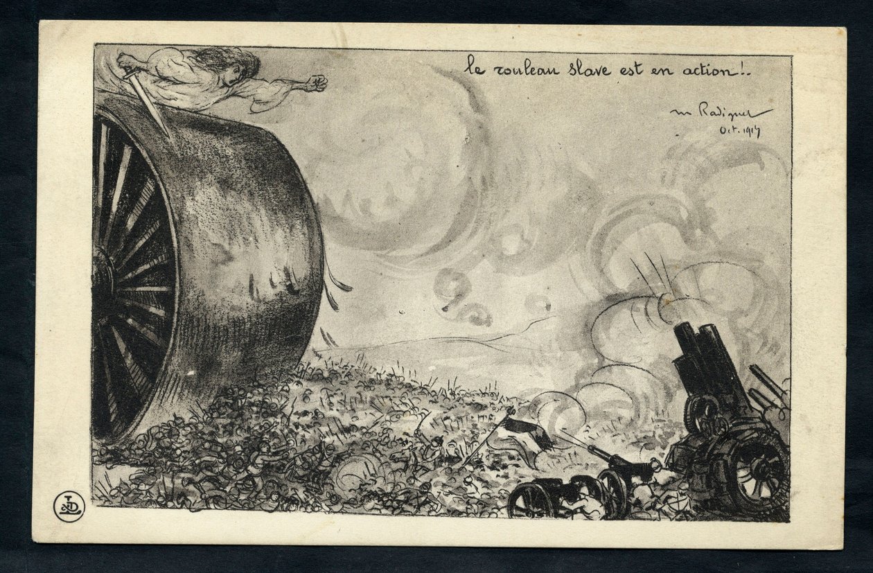 Postcard, Satirical in N & B 作者 莫里斯·拉迪格（Maurice Radiguet）