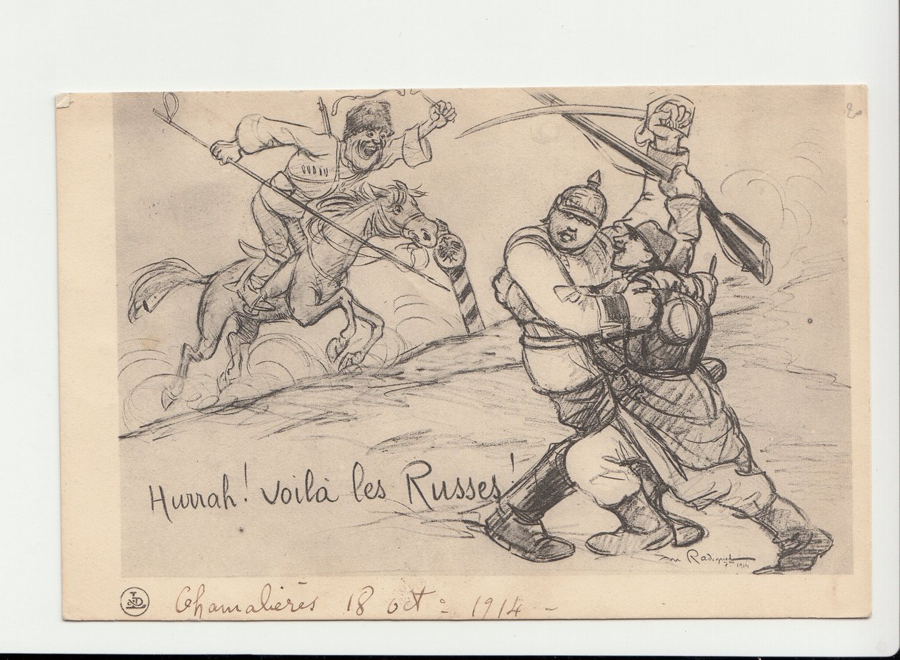 Postcard, Satirical in N & B 作者 莫里斯·拉迪格（Maurice Radiguet）