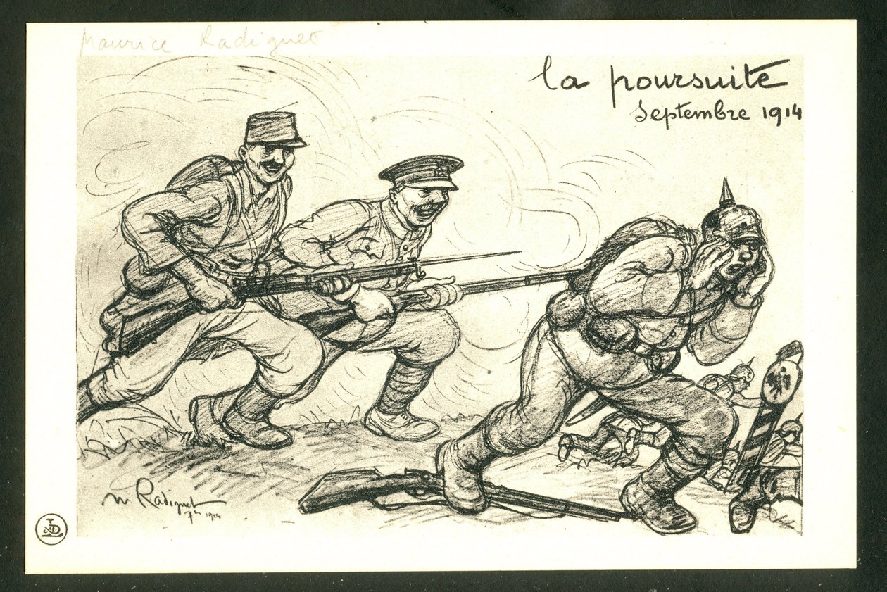 Postcard, Satirique en N & B 作者 莫里斯·拉迪格（Maurice Radiguet）
