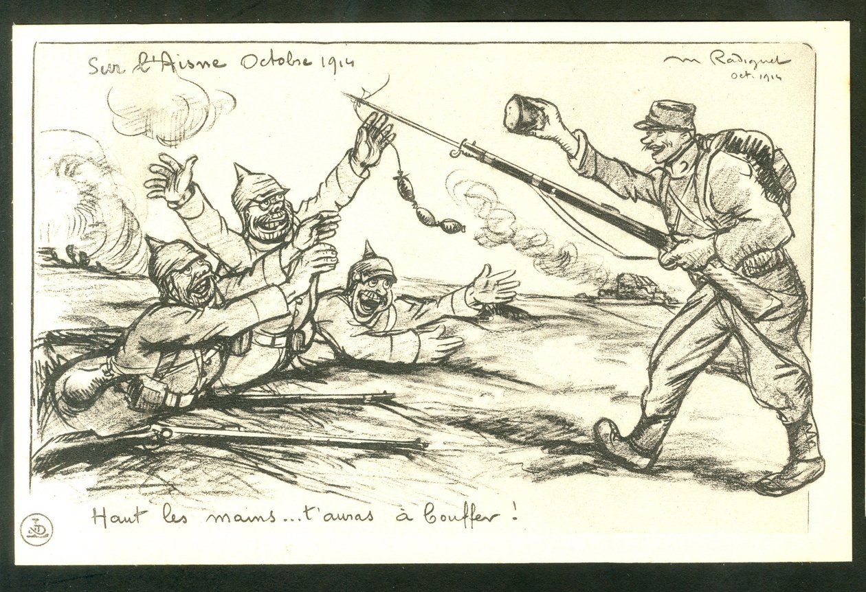 Postcard, Satirique en N & B 作者 莫里斯·拉迪格（Maurice Radiguet）