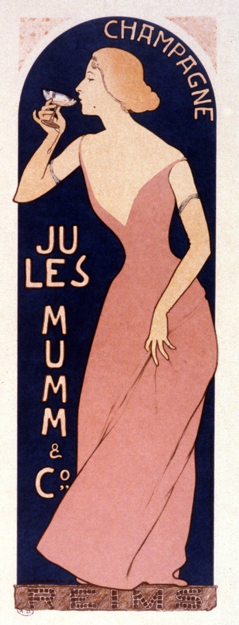 Jules Mumm 香槟 作者 莫里斯·瑞尔-杜马斯