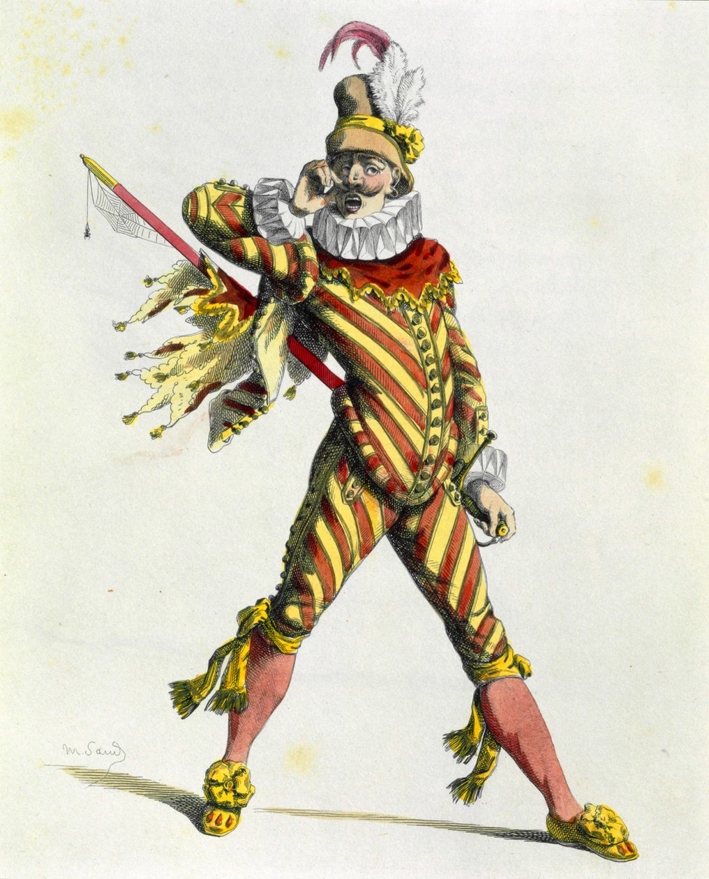 斯帕文托上尉（蚀刻版画） 作者 莫里斯·桑德