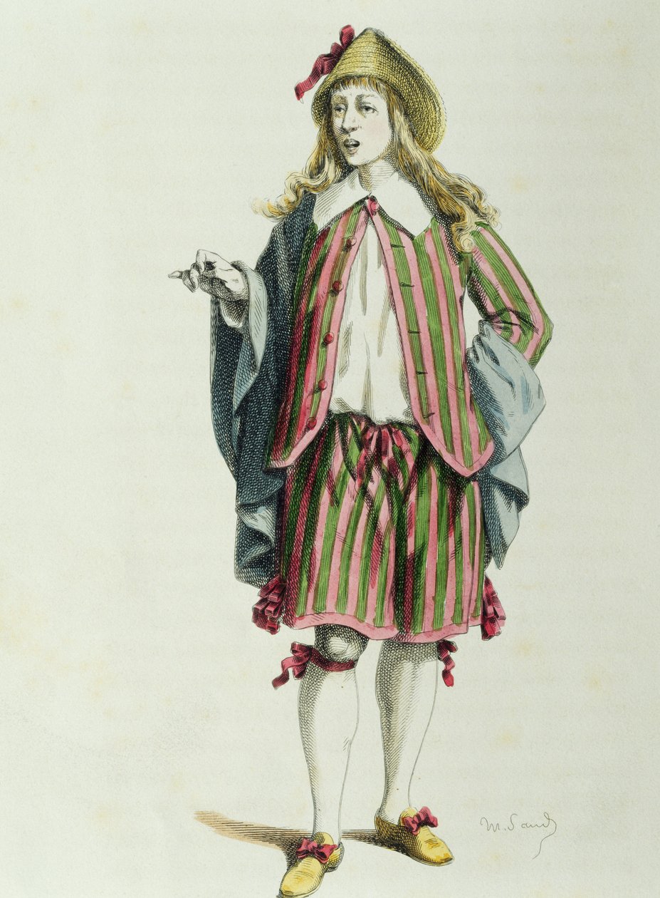 莫里斯-桑（1823-1889）的《纳西西诺》。 作者 莫里斯·桑德