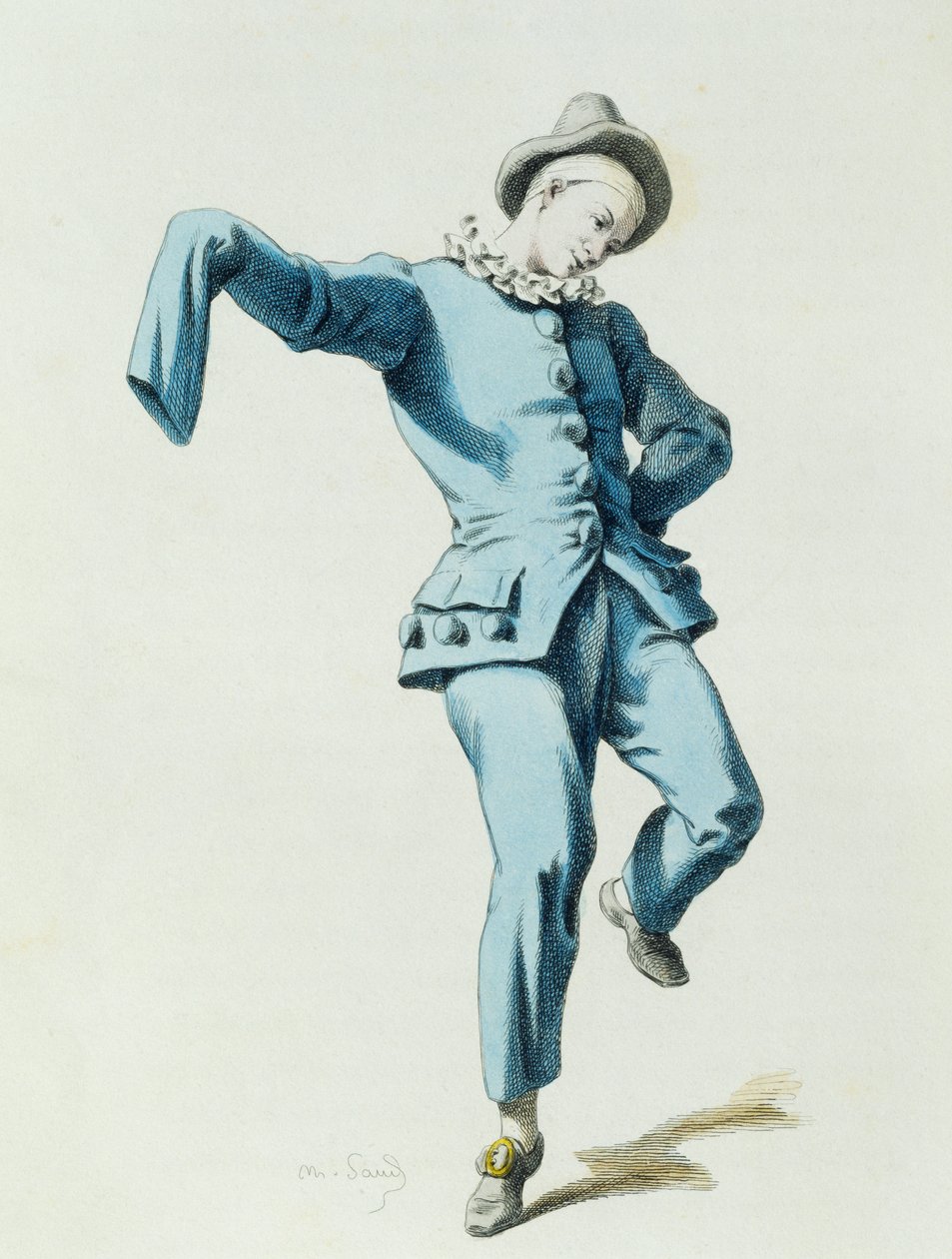 莫里斯-桑（1823-1889）于1770年创作的《佩佩或贝佩-纳帕》。 作者 莫里斯·桑德