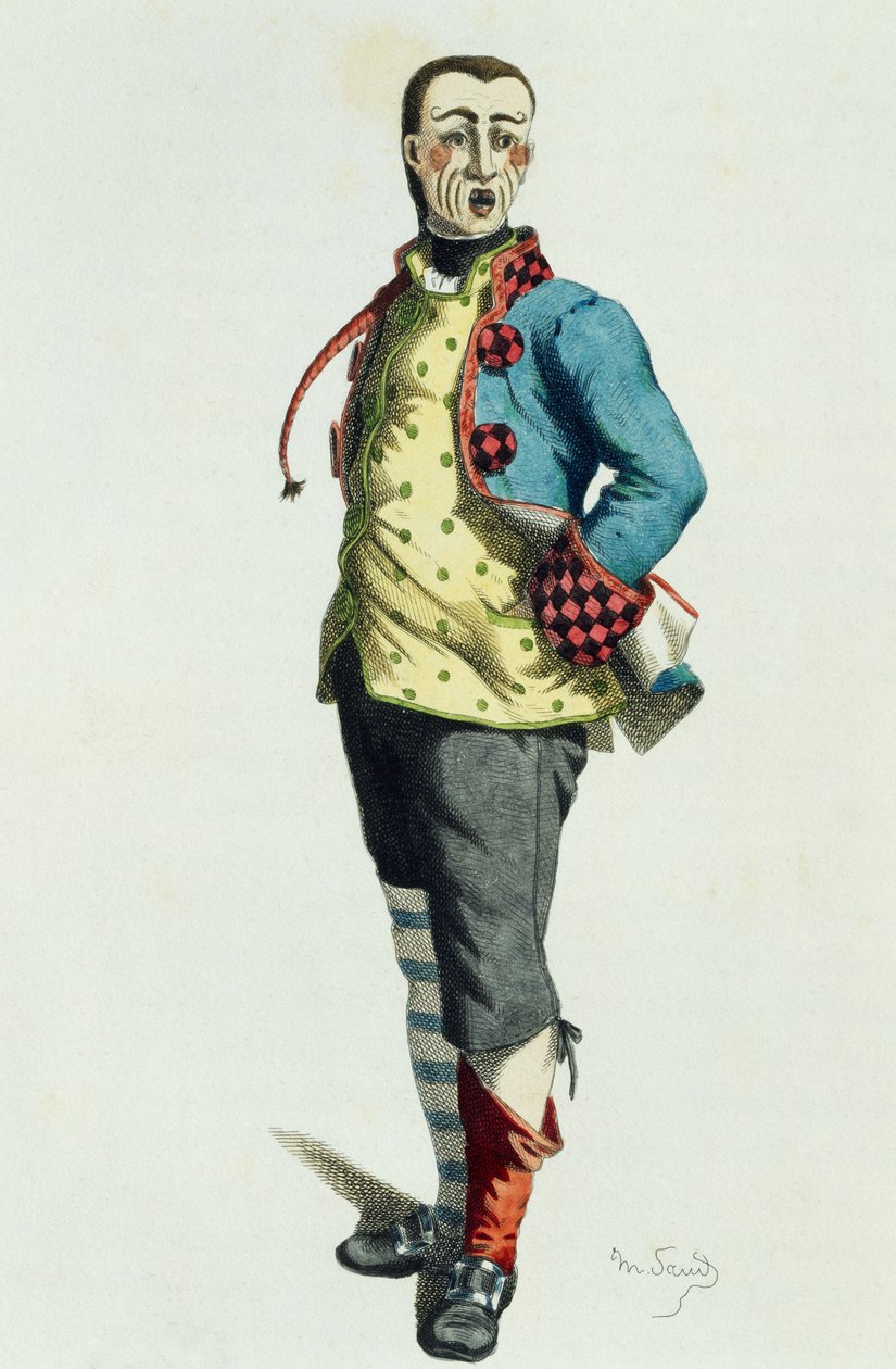 1858年的斯坦特罗，莫里斯-桑（1823-1889）的作品 作者 莫里斯·桑德